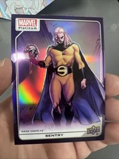 Sentry Upper Deck Marvel Platinum Purple Rainbow Rare High Series Card Mint