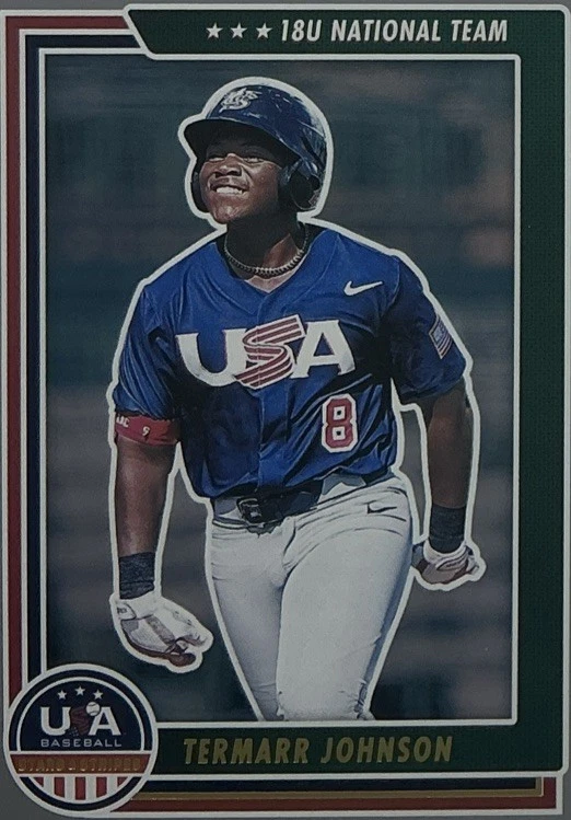 Termarr Johnson Rookie PSA 10 - 2021 Panini Stars & Stripes USA - Pirates Phenom - Image 4 of 4