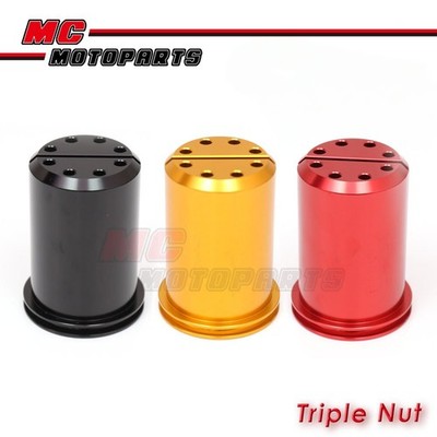 Aluminum Steering Stem Triple Nut For Ducati Hypermotard 821 / SP 13-2015