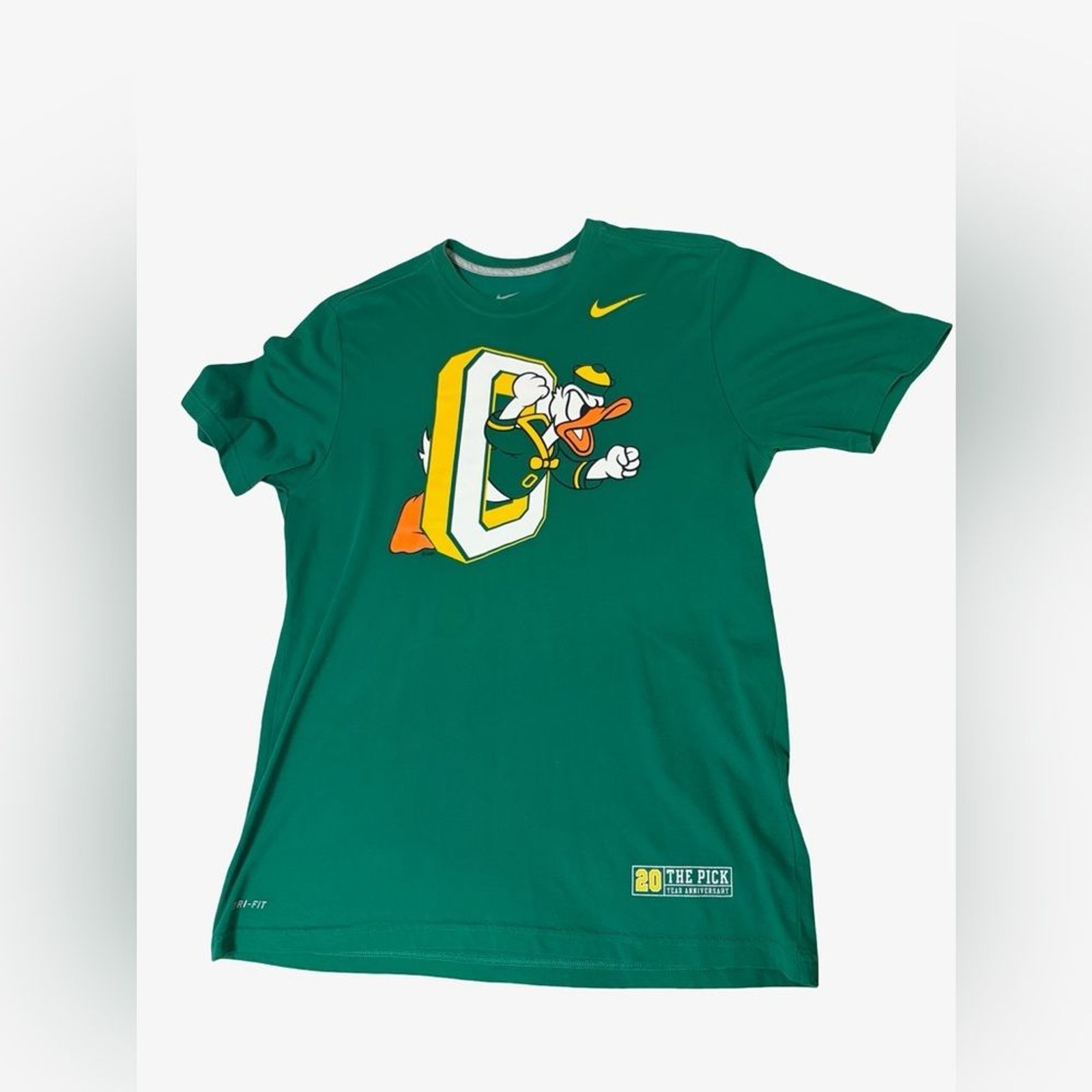 Nike Dri-FIT Oregon Ducks T-Shirt Men’s Large Green Athletic Tee
