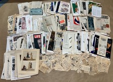 19lbs Lot of Vintage Antique Paper Advertising Ads Junk Journal Scrapbook #P9