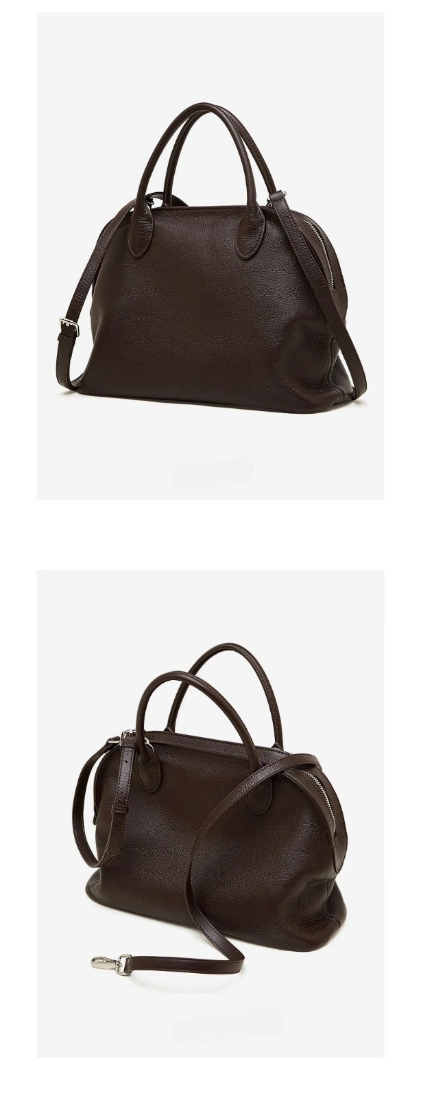 Vintage Premium Leather Shell Bag 2