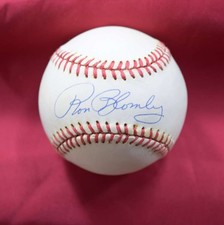 Ron Blomberg Autograph American League OAL Signed Baseball