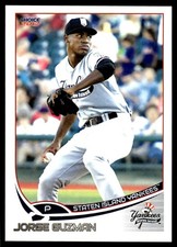 2017 Jorge Guzman Choice Minor League Rookie Card RC Staten Island Yankees