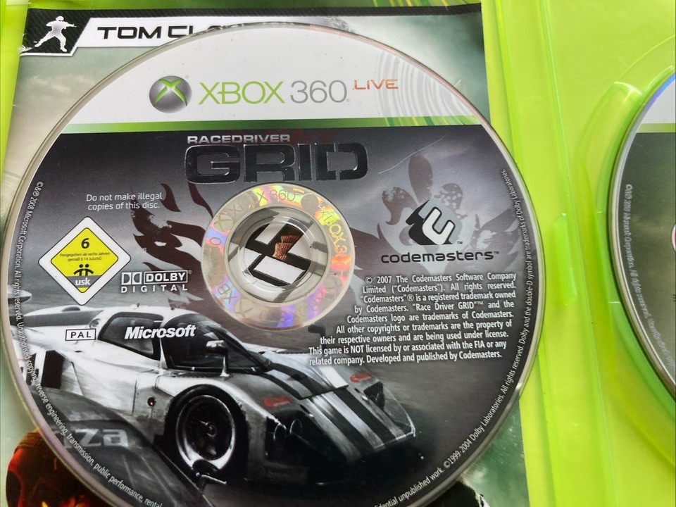 Grid Racer Loading Tom Clancy's Splinter Cell Conviction Xbox 360 Shadow Edition & Race ...