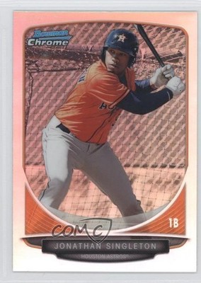 2013 Bowman Draft Top Prospects Chrome Refractor Jon Singleton Jonathan 0c2