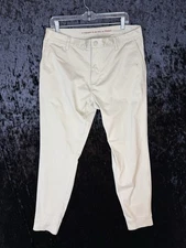 Rhone Pants Mens 34 Beige Tan Commuter Joggers  Ankle Zip Athleisure Golf Casual