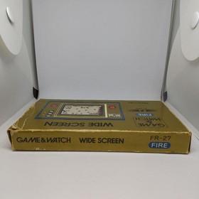 Nintendo GAME and WATCH FIRE Widescreen Boxed with Manual Japan