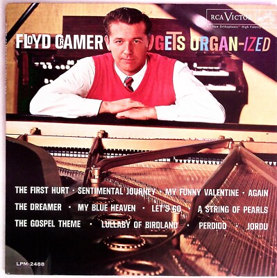 FLOYD CRAMER  GETS ORGAN-IZED RCA VICTOR RECORDS VINYL LP 219-52