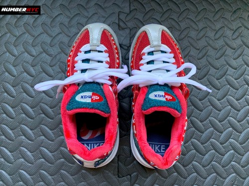 Nike Air Max 95 Ugly Christmas Sweater Shoes Kids Size 13C Red Green CT1594-100 - 第 7/9 張圖片
