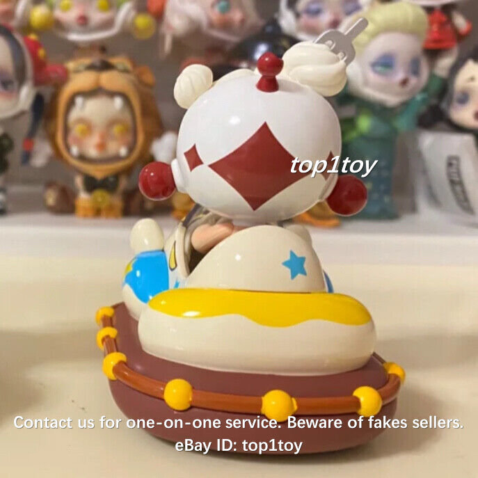 POP MART x SKULLPANDA Popcar Bumper Car Skullpanda Mini