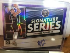 Michael Porter Jr 2020-21 Optic Basketball Signature Series AUTO #SS-MPJ PURPLE