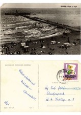 CPM AK EFORIE plaja si digul ROMANIA (505248)