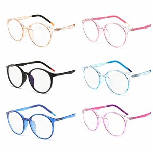 clear round frame glasses
