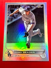 Corey Seager 2022 Topps Series 1 #301 Rainbow Foil Los Angeles Dodgers Nice Card