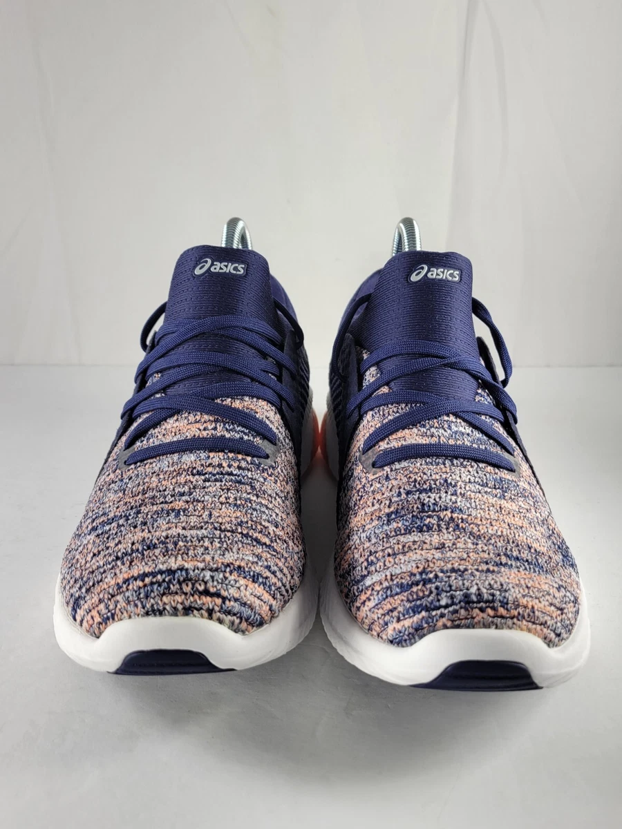 ASICS Gel Kenun Knit Women Running Shoes Sneakers Blue Pink Low