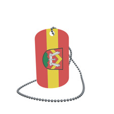 Dog Tag Flag Bunting Eglfing Dog Tag Aluminium 30 x 50mm