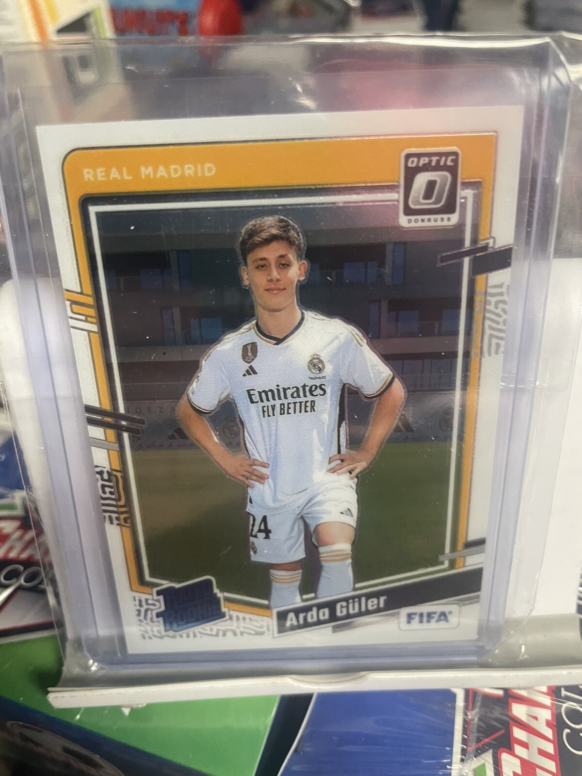 2023-24 Panini Donruss Optic Arda Guler Rated Rookie RC #184 Real Madrid