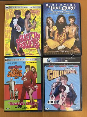 Austin Powers DVD Set - Goldmember, Love Guru, Mike Myers Movies