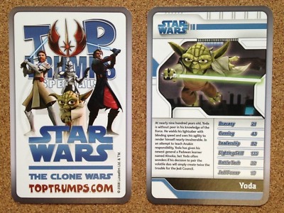 Top Trumps Einzelkarte Clone (Star Wars) Wars Figuren - verschiedene (FB3)