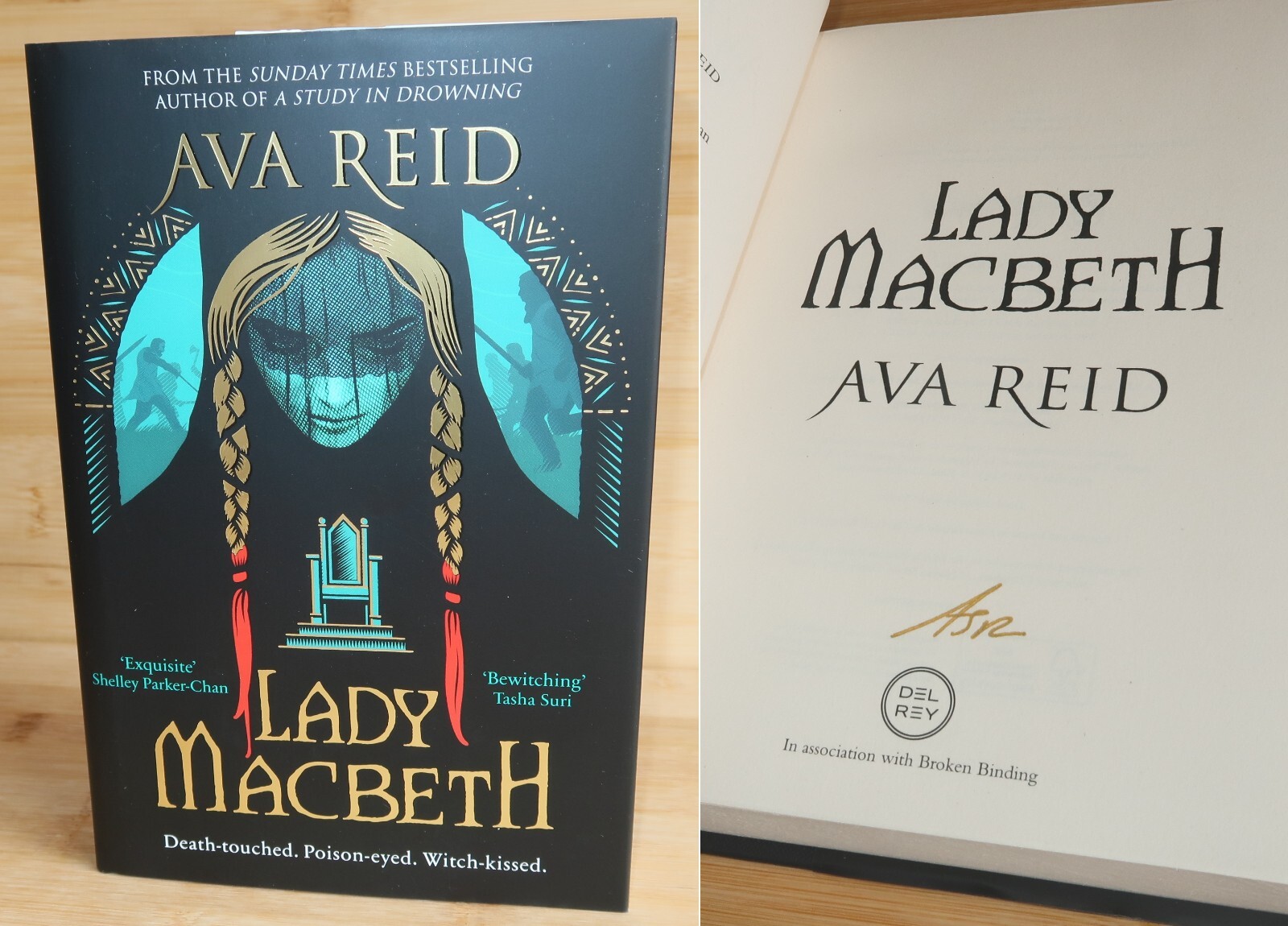 Lady Macbeth Ava Reid Fantasy Supernatural Novel Signed Hardback Book