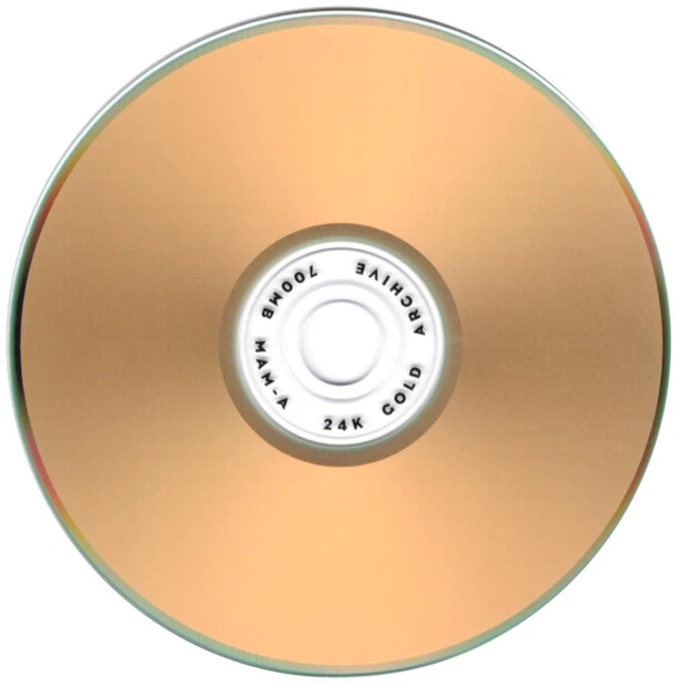 100-Pak MAM-A (Mitsui) GOLD/GOLD 52X 80-Min Archival CD-R's, Mitsui 45501 - Image 2 of 2