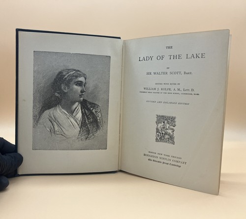 The Lady of the Lake, Riverside Press pocket Sir Walter Scott 1908 mini Illustr - Picture 4 of 8