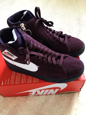 nike blazer mid womens burgundy