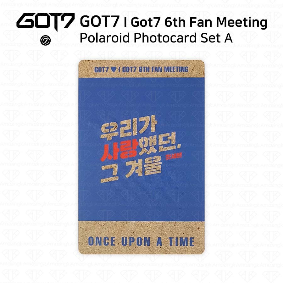 GOT7 I GOT7 6th Fan Meeting Once Upon A Time Polaroid Photocard
