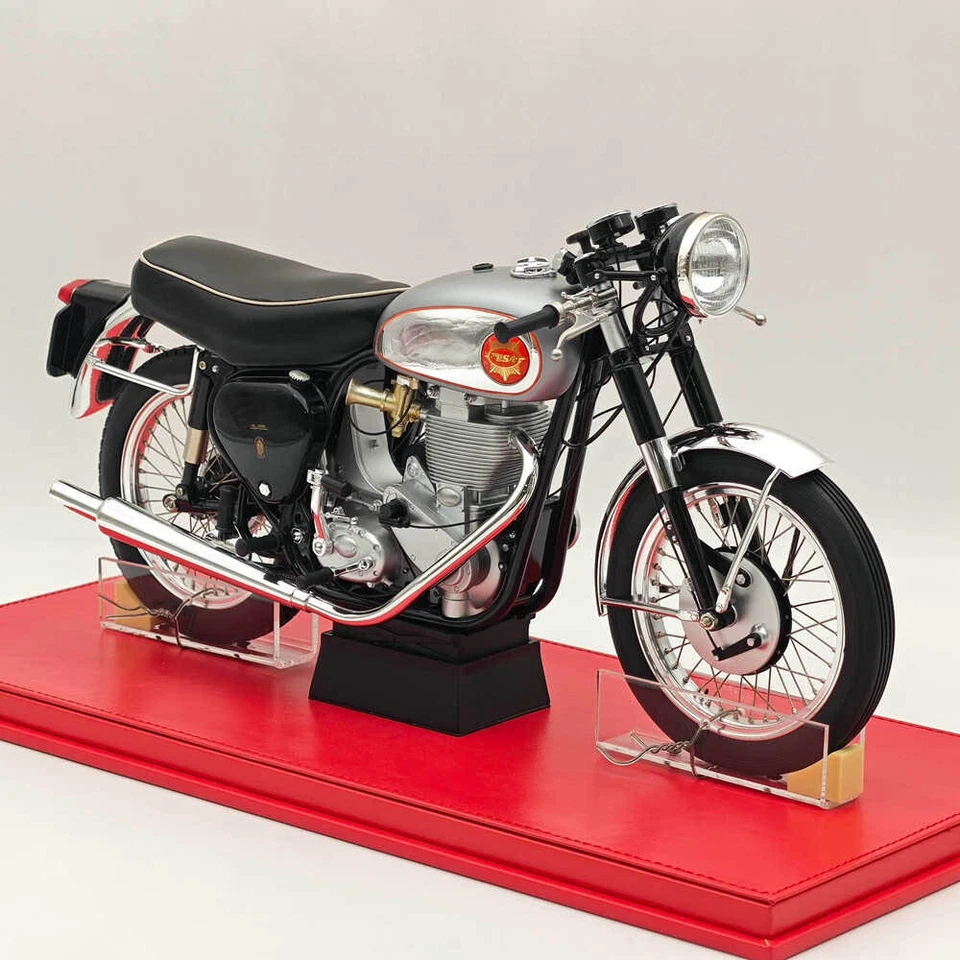 VMB 1:6 BSA GOLDSTAR CLUBMAN B04 1956 Handmade Resin Motorcycle Limited Collect - Immagine 2 di 4