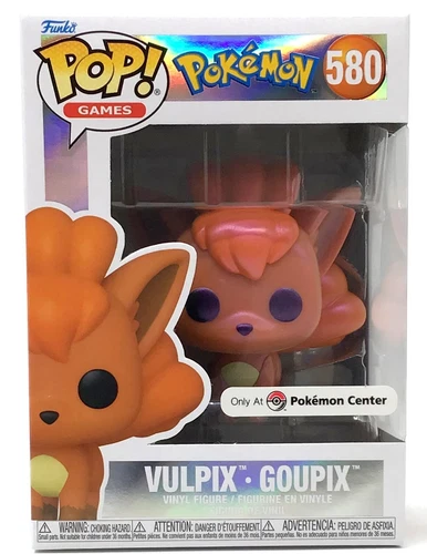 Funko POP! Pokémon Vulpix Goupix #580 Pokémon Center with Protector