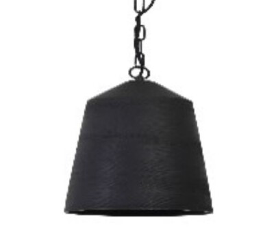 Light and Living LILOU Pendant Matte Black, 8.5  x15 