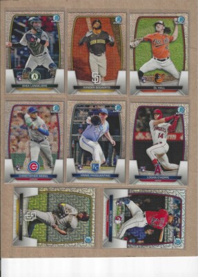 2023 Bowman Mega Box Chrome MOJO Singles YOU PICK + (#1-100) & (BCP1-150)
