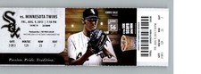 Twins vs Chicago White Sox 8/9/2013 Full Ticket Charles Leesman Debut