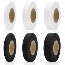 6 Rolls Iron on Hem Tape (1/0.8/0.4 Inch, 420 Yards Total), Double Sided Fabric 