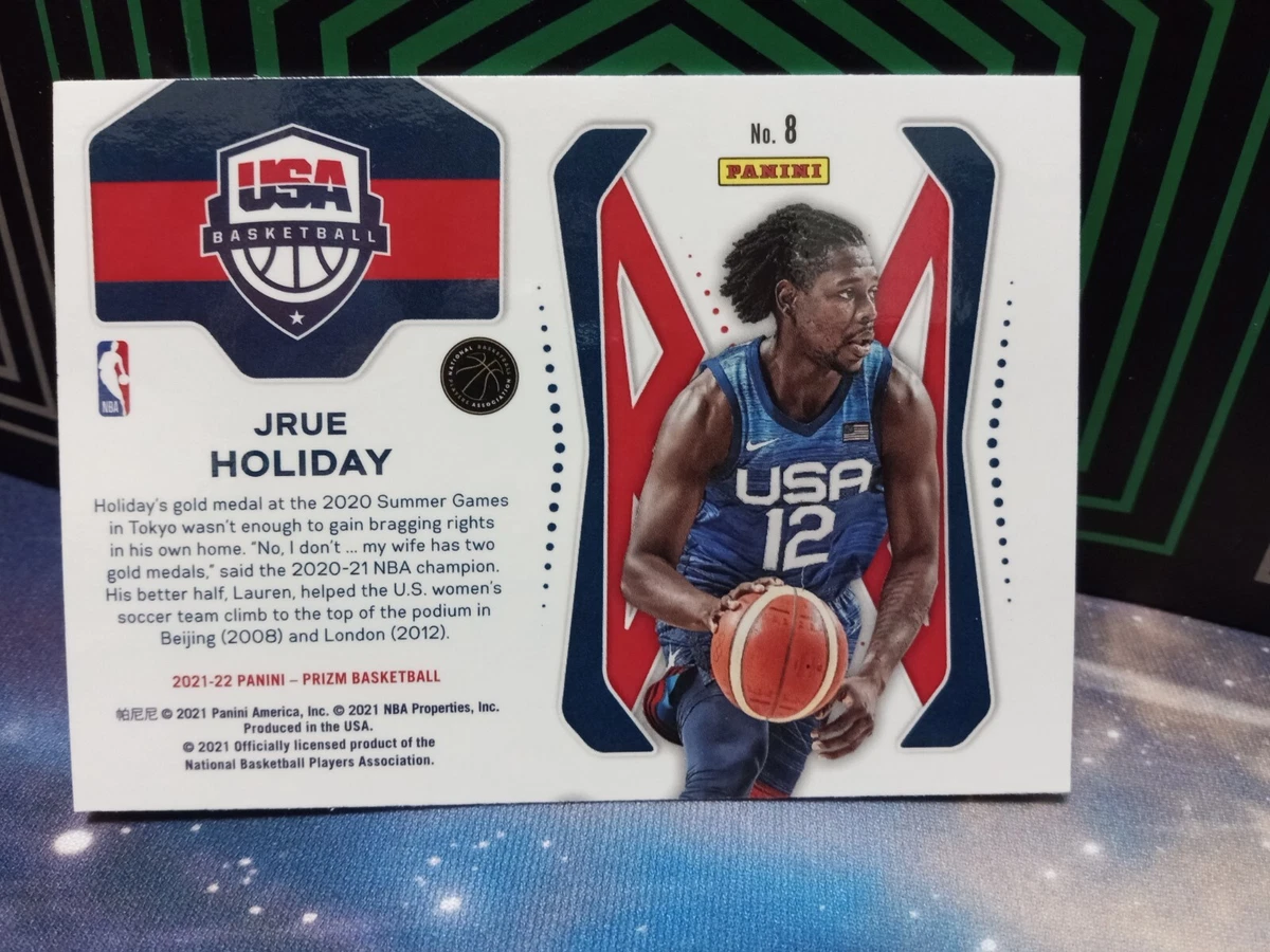 Jrue Holiday 2021 2022 Panini Prizm USA Basketball Insert No. 8 eBay