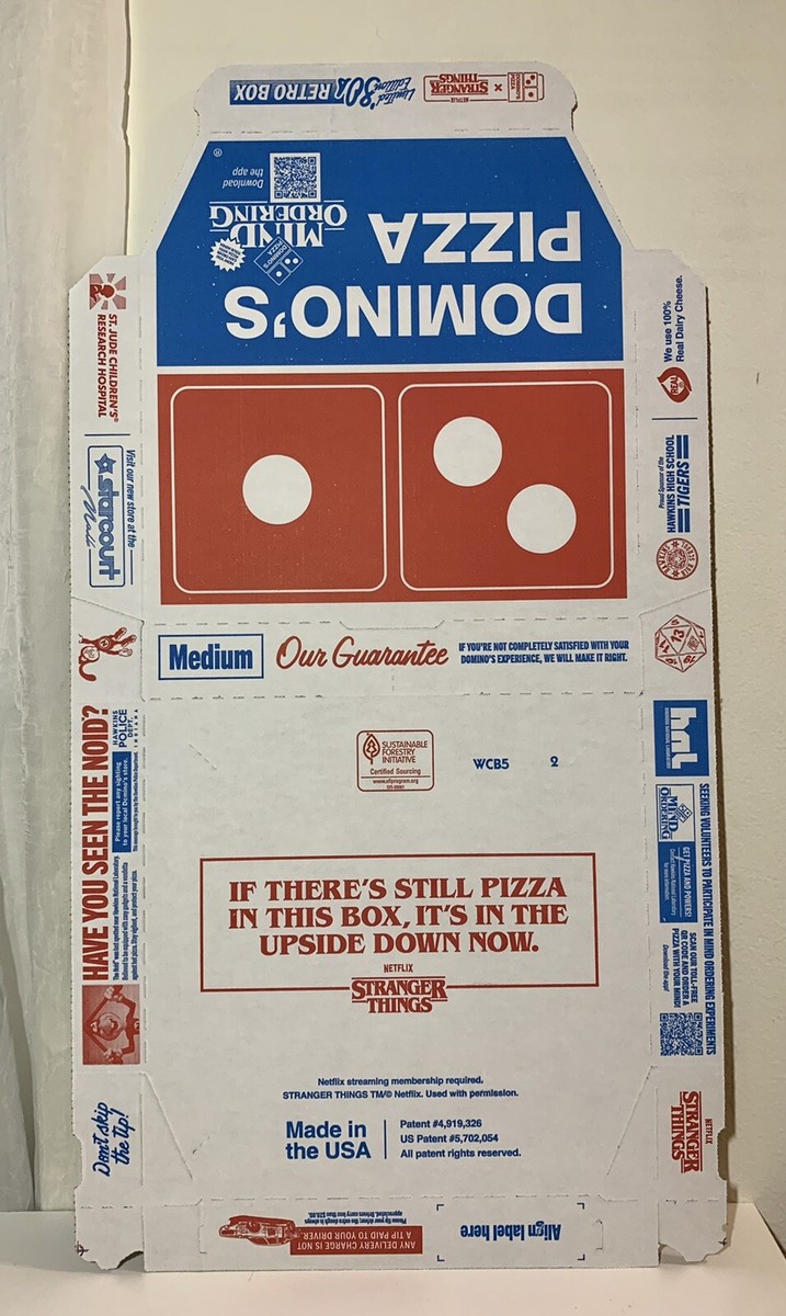 Authentic Domino's Pizza Stranger Things Netflix Limited