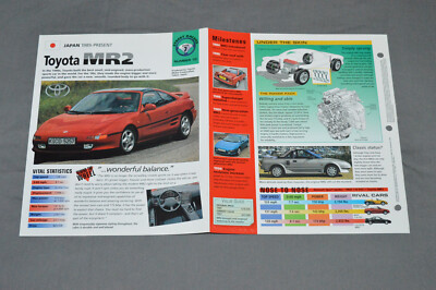 1989-1998 TOYOTA MR2 (1997) Japanese Car SPEC SHEET BROCHURE PHOTO