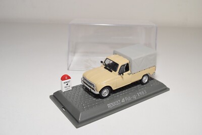 A40 1:43 UNIVERSAL HOBBIES UH MYTHIQUE RENAULT R 4 PICK-UP PICKUP 1983 TAN MIB