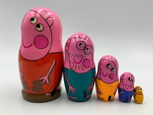 peppa pig nesting dolls