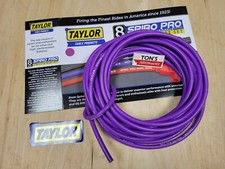 Taylor 35191 Spark Plug Wire Spiro-pro Spiral Core 8.0mm Purple 30 Ft Length New