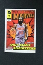 2021-22 Panini Donruss Basketball Net Marvels Gold Press Proof #13 James Harden 