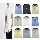 Mens short sleeve shirt office casual work smart formal NEW choice of colour
