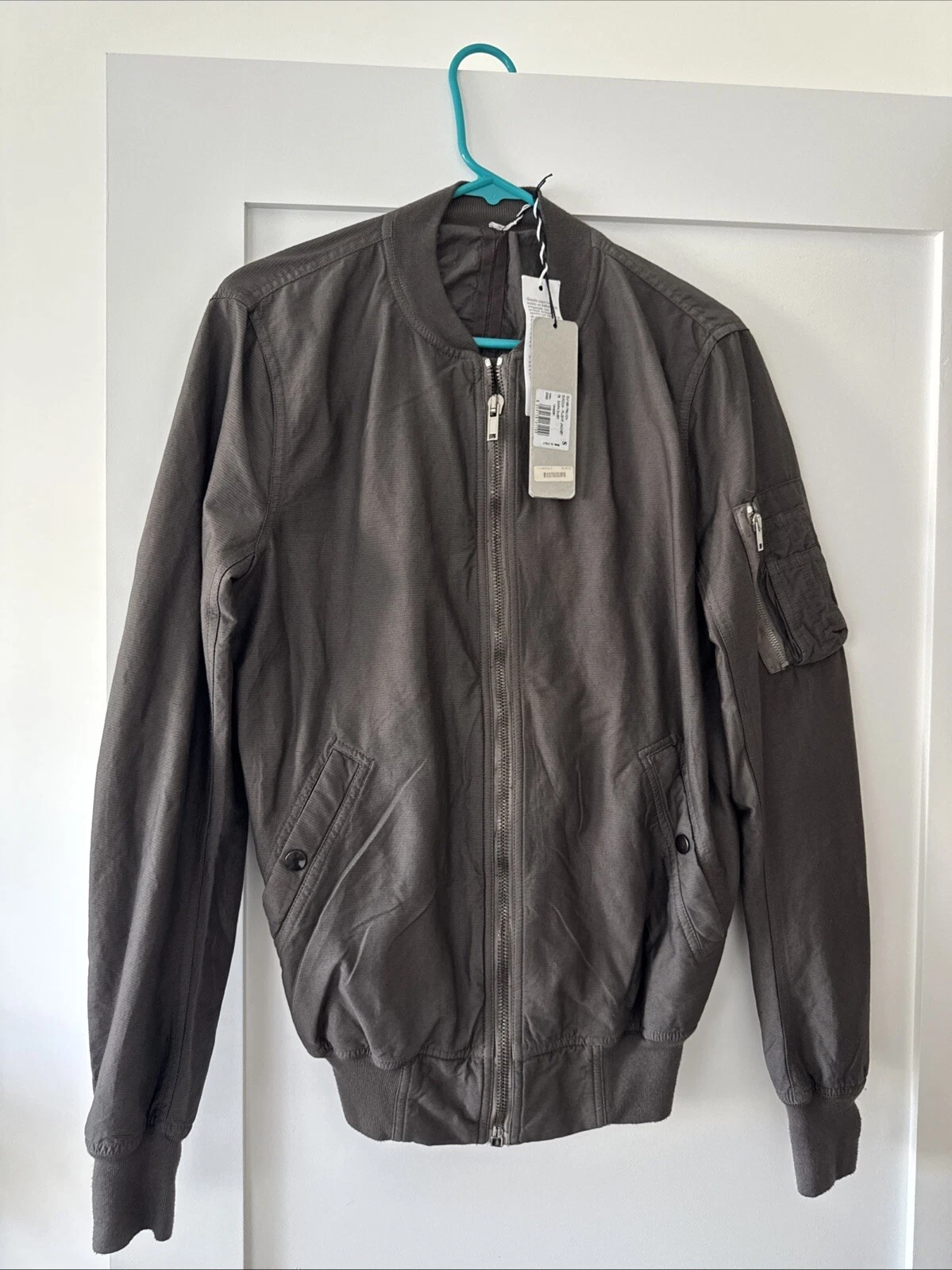 VINTAGE RICK OWENS DRKSHDW GIACCA FLIGHT JACKET DARK DUST TAGLIA SMALL