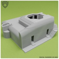 Regelbau L409a Flak Bunker Pointe-Du-Hoc 15mm WW2 d-day railway 1/72 1/76 1/100