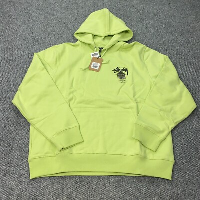 Stussy Dover Street Market World Tour Hoodie Mens XL Tea DSM