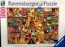 Ravensburger 1000pc Awesome Alphabet A Colin Thompson 2018 jigsaw puzzle NIB