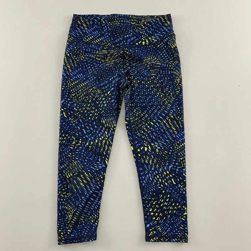 fabletics splatter print cropped yoga leggings