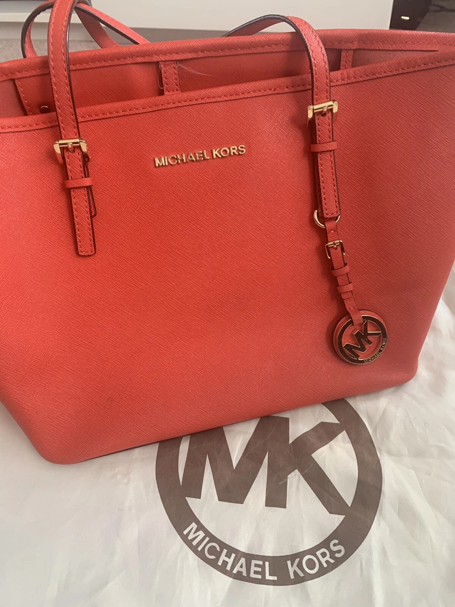 Mk red tote bag sale