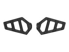 Kodlin Motorcycle Mini Track Boards Black Anodized - Adapter Sold Separately